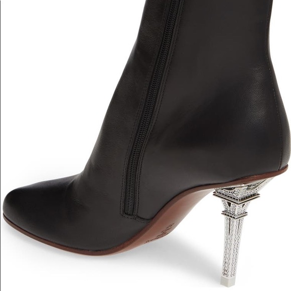 🔥HP🔥 Vetements Eiffel Tower Leather Boots EUR38 - Picture 4 of 16